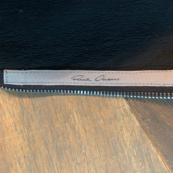 New w Tag Rick Owens Black Grosgrain Dress Size 40 - Picture 6 of 7